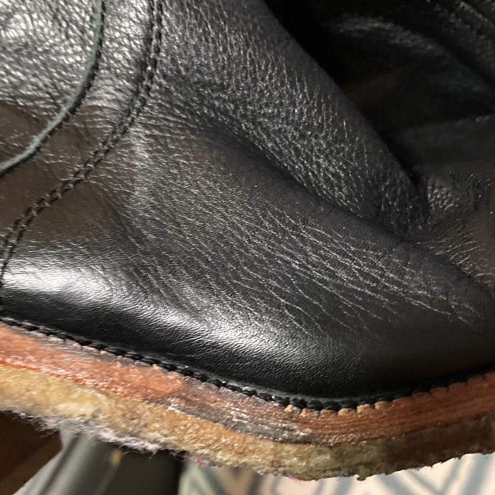 Coach Black Leather Boots 10 - Picture 8 of 9